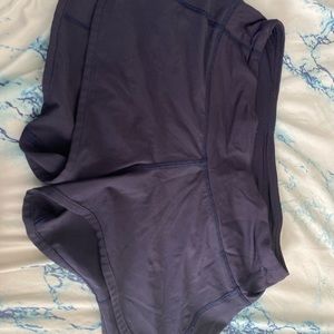 size 2 lululemon shorts navy blue